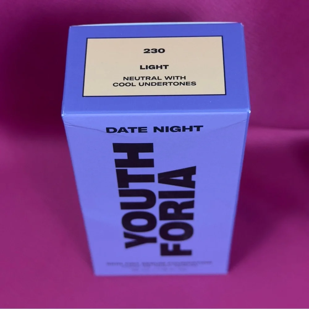 YouthForia Date Night Skin Tint Serum Foundation #230Neutral-Cool Undertones35ml
